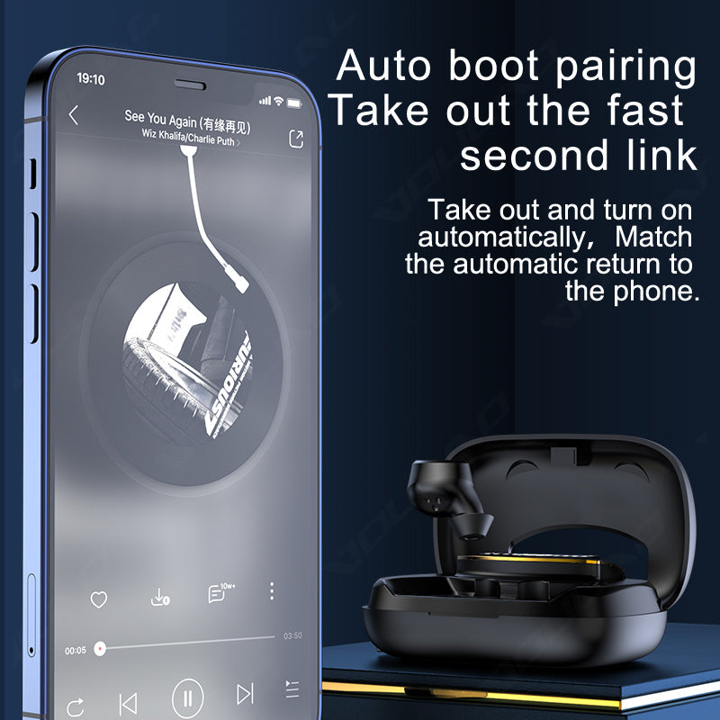 Wireless Bluetooth Earphones with 2500mAh Charging Box Touch Control TWS Headphones Waterproof Sports Earbuds Wireless Bluetooth Earphones with 2500mAh Charging Box Touch Control TWS Headphones Waterproof Sports Earbuds